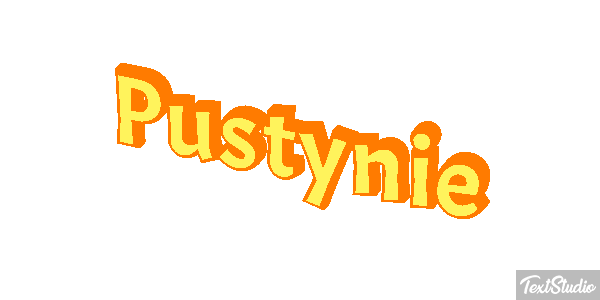 Pustynie Efekt tekstowy