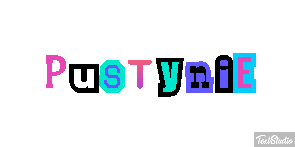 Pustynie Efekt tekstowy