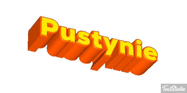 Pustynie Efekt tekstowy