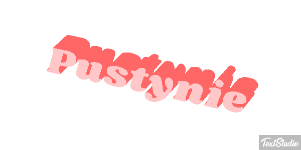 Pustynie Efekt tekstowy
