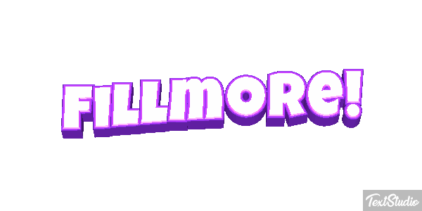 Fillmore! Text effect
