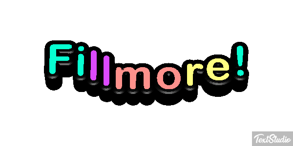 Fillmore! Text effect