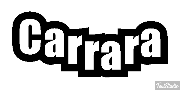 Carrara Efekt tekstowy