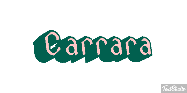 Carrara Efekt tekstowy