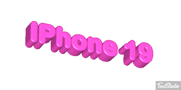 IPhone 19 Text effect