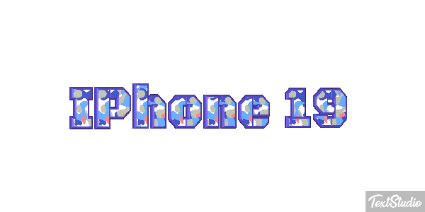 IPhone 19 Text effect