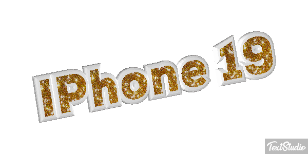 IPhone 19 Text effect