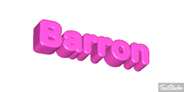 Barron Текстовый эффект