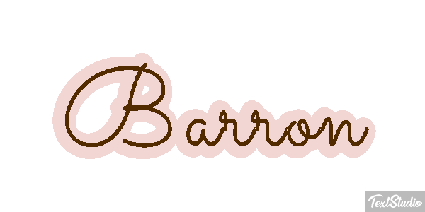 Barron Текстовый эффект