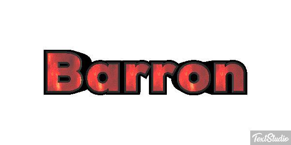 Barron Текстовый эффект