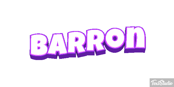 Barron Текстовый эффект