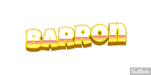 Barron Текстовый эффект