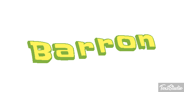 Barron Текстовый эффект