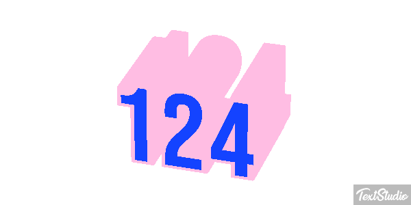 124 Efekt tekstowy