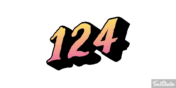 124 Efekt tekstowy