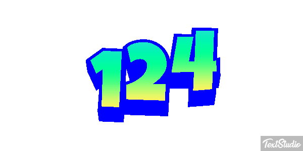 124 Efekt tekstowy