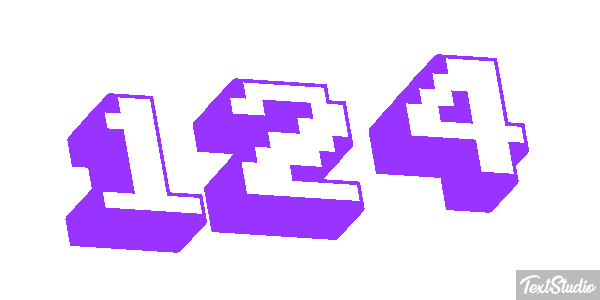 124 Efekt tekstowy