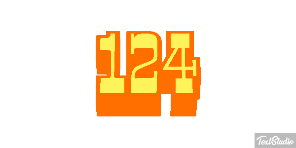 124 Efekt tekstowy