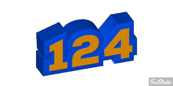 124 Efekt tekstowy