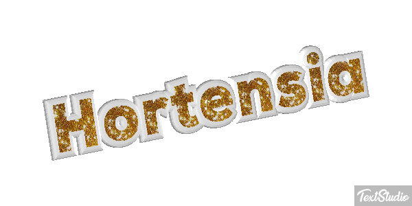 Hortensia Efecto de texto