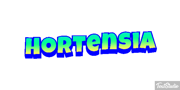 Hortensia Efecto de texto