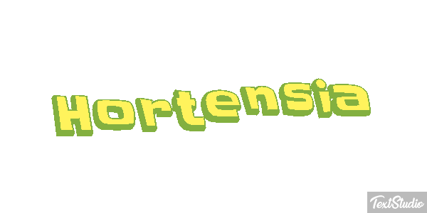 Hortensia Efecto de texto