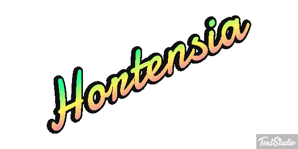 Hortensia Efecto de texto