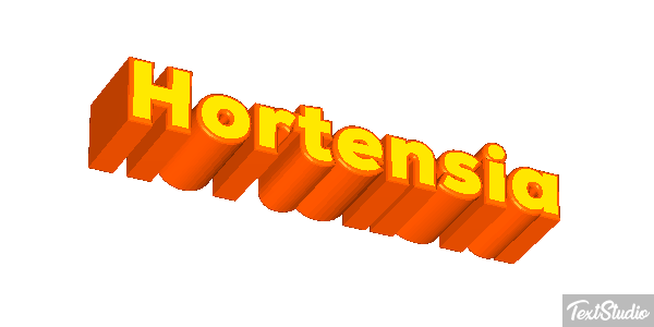 Hortensia Efecto de texto