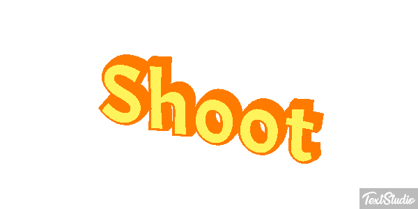 Shoot テキスト効果