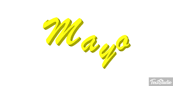 Mayo Efecto de texto