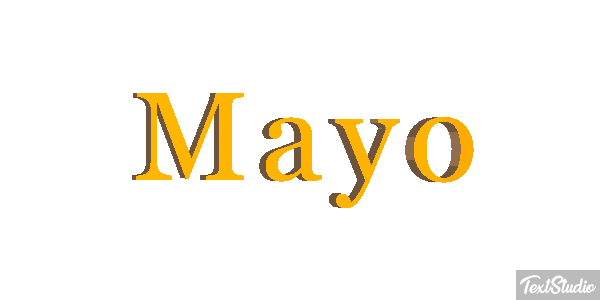 Mayo Efecto de texto