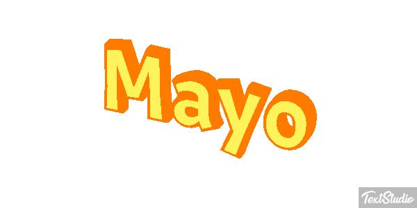 Mayo Efecto de texto