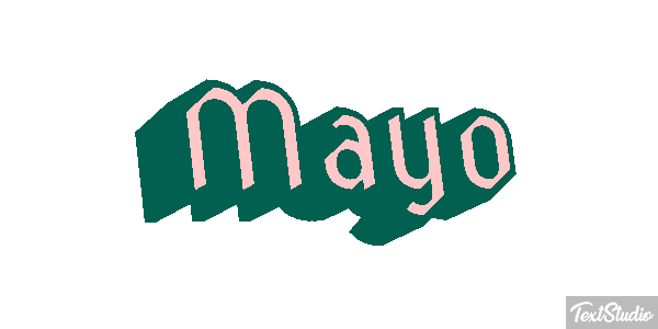 Mayo Efecto de texto