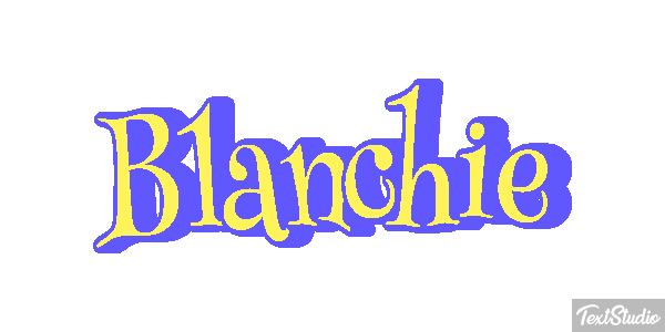 Blanchie Efekt tekstowy