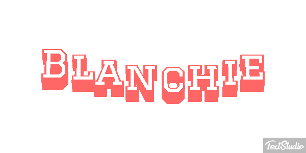 Blanchie Efekt tekstowy