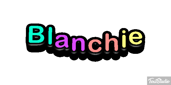 Blanchie Efekt tekstowy