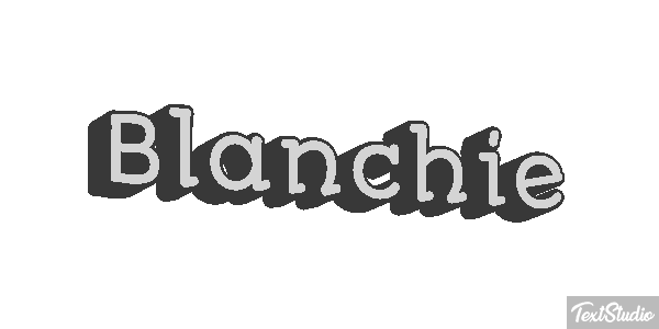 Blanchie Efekt tekstowy