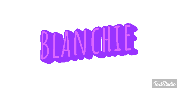 Blanchie Efekt tekstowy