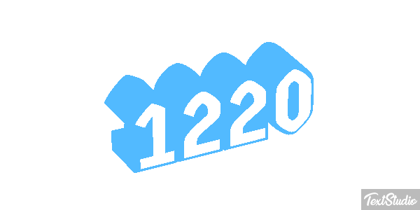 1220 Text effect