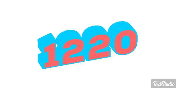 1220 Text effect