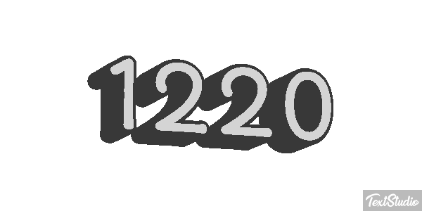 1220 Text effect