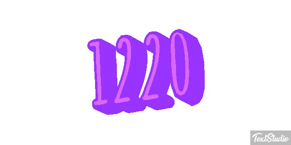 1220 Text effect