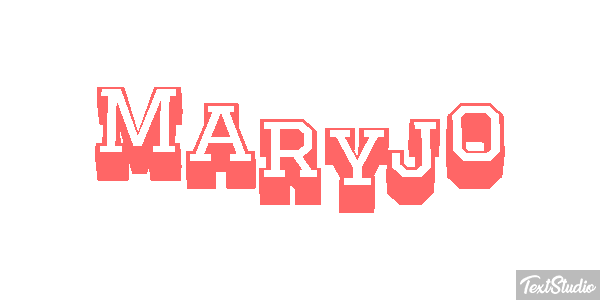 Maryjo Effetto testo