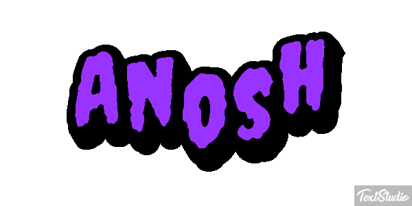 Anosh Text effect