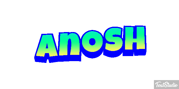 Anosh Text effect