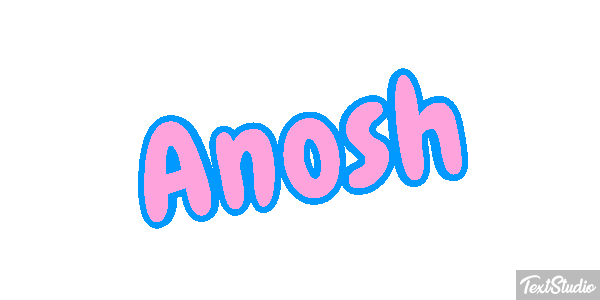 Anosh Text effect