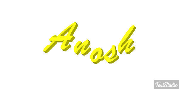 Anosh Text effect