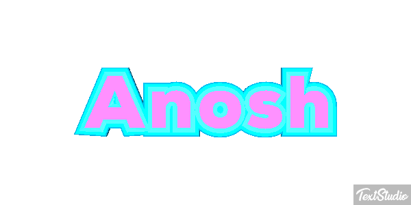 Anosh Text effect