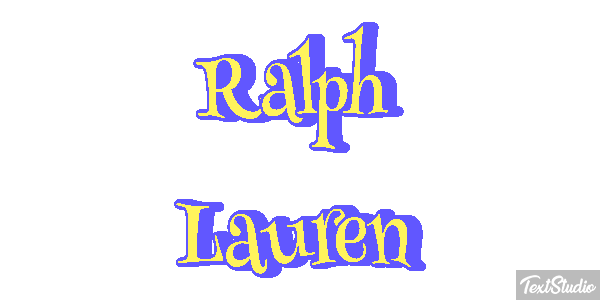 Ralph Lauren Effet de texte