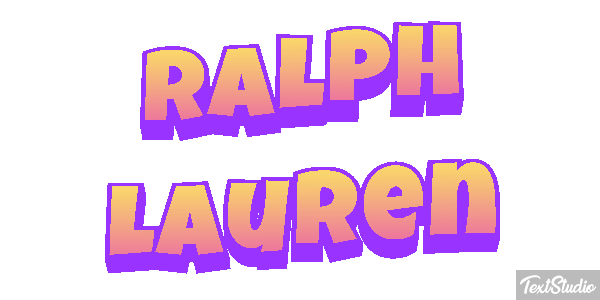 Ralph Lauren Effet de texte